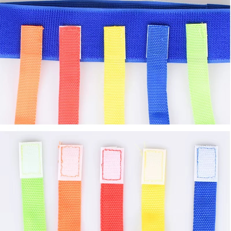 Catch Tail Props Outdoor Funny Game Toy Belt Kindergarten Collective Game Pulling Tail Parent-Child Teamwork Game Skill Training