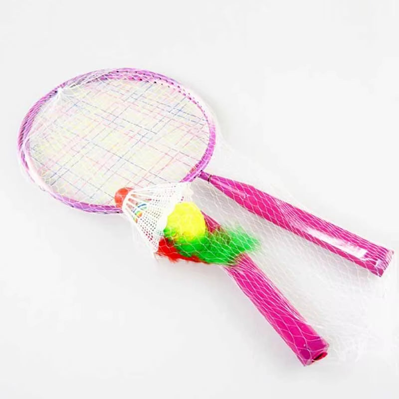 Newly Fitness Equipment 1 Pair Youth Children'S Badminton Rackets Sports Cartoon Suit Toy for Children B2Cshop