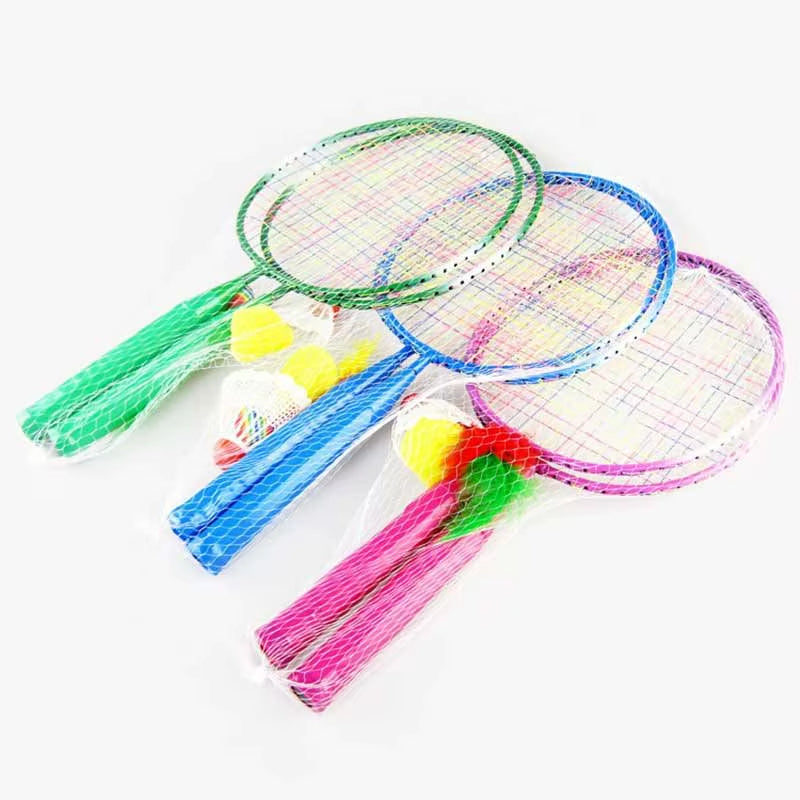 Newly Fitness Equipment 1 Pair Youth Children'S Badminton Rackets Sports Cartoon Suit Toy for Children B2Cshop