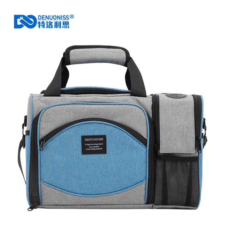 New 2023 Waterproof Picnic Bag Insulated Portable Fabric Thermal Cooler Bag Large Volume Storage Male Beer Wine Bag