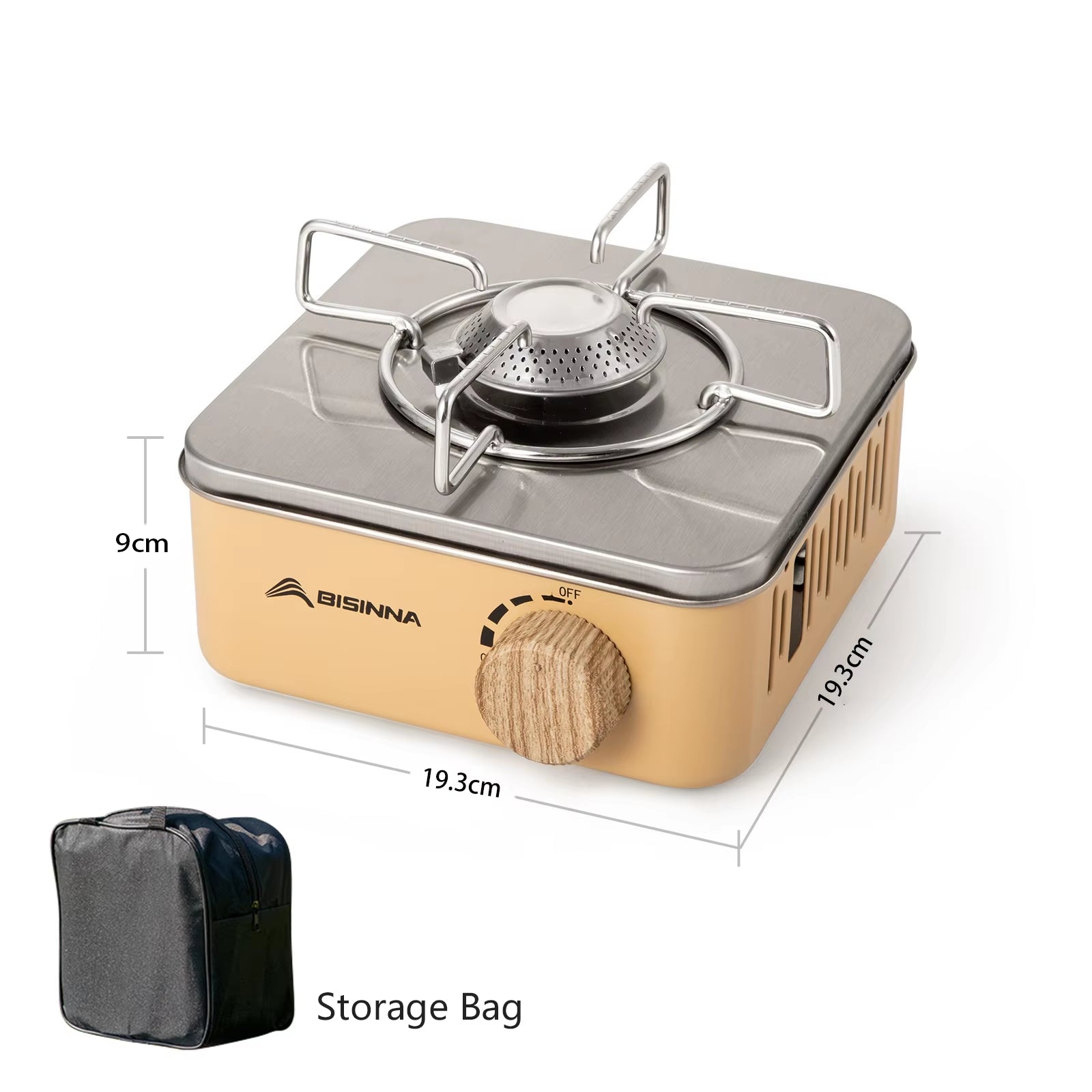 Camping Gas Stove 2800W High Firepower Portable Cassette Furnace Outdoor Gas Burner Picnic Camp
