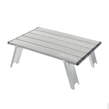 WESTTUNE Lightweight Roll Table Mini Folding Backpacking Fishing Picnic BBQ Outdoor Table Aluminum Living Room Dining Table