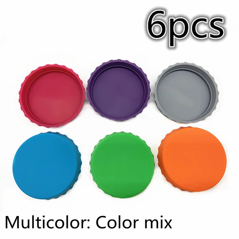 Reusable Beverage Can Covers Beverage Can Lids Soda Lid Protectors Can Silicone Sealing Bottle Cap Leak-Proof Sealing Lid